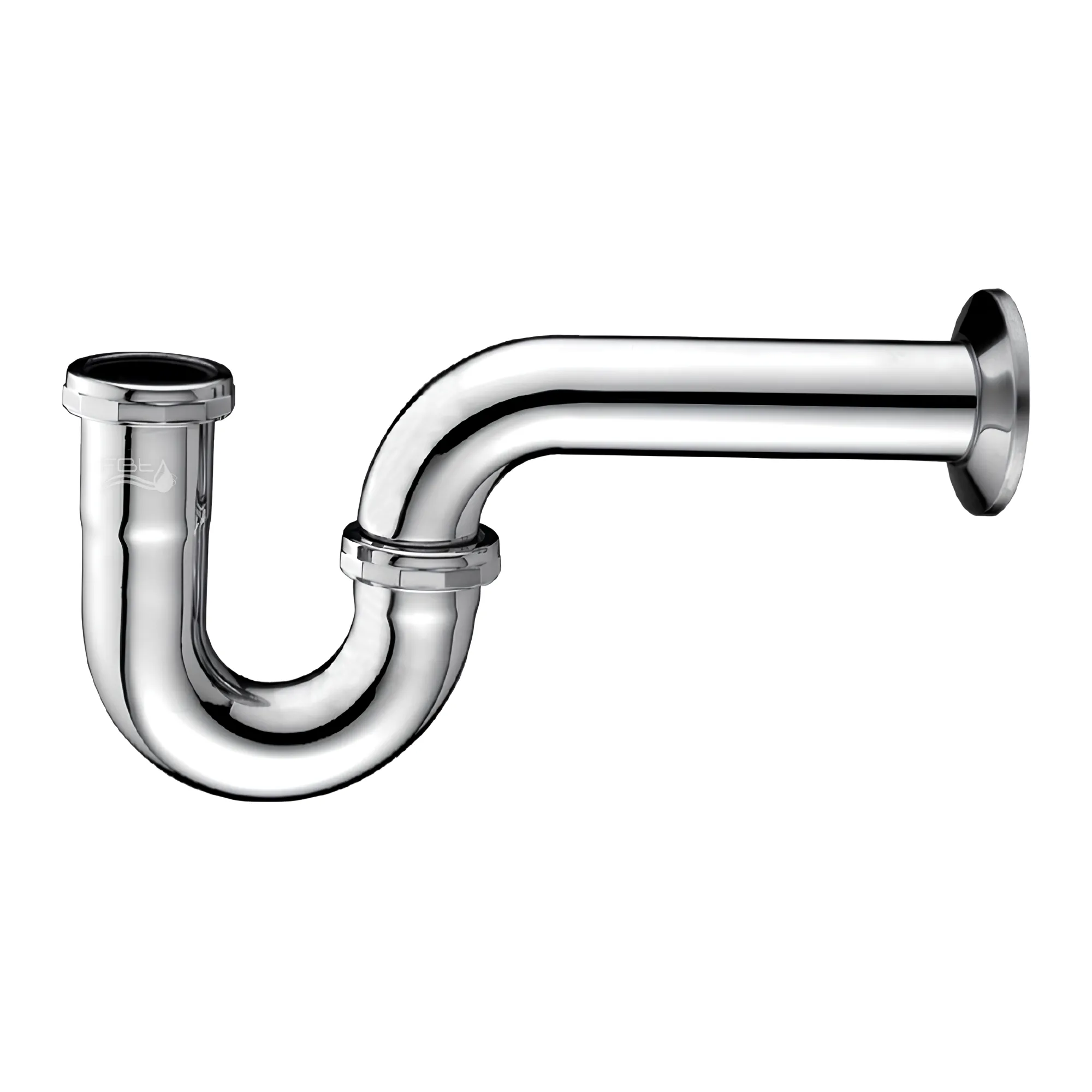 FBT Chrome Brass P-Trap - P2