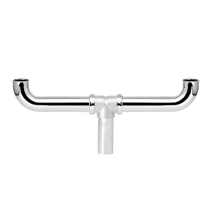 FBT Chrome Brass Slip Joint Center Outlet Waste - T8