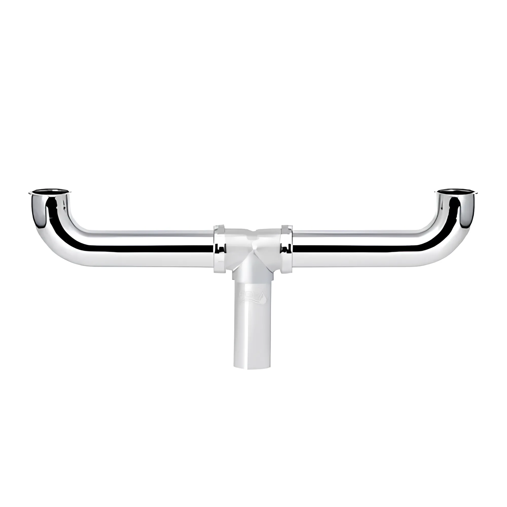 FBT Chrome Brass Slip Joint Center Outlet Waste - T8