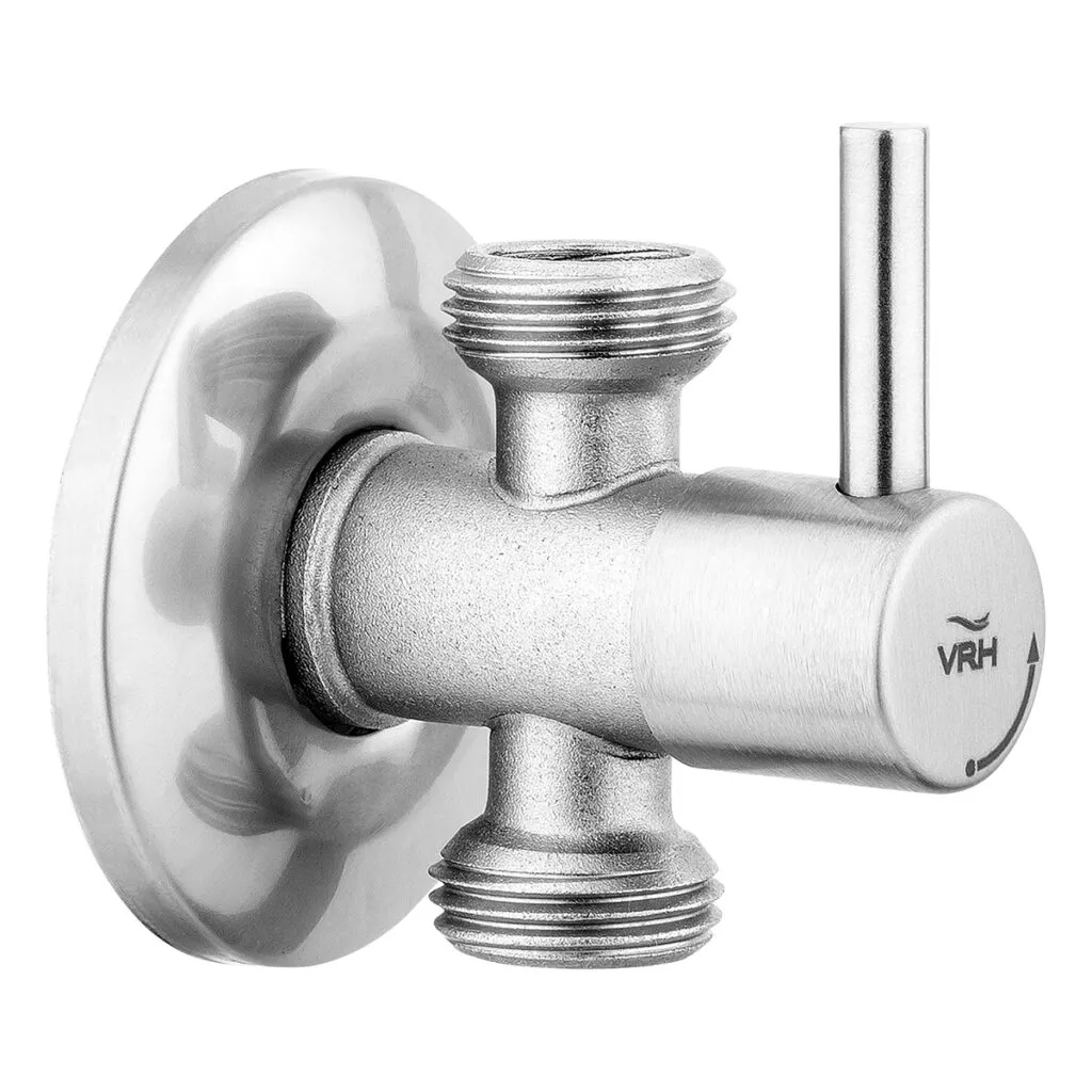 FBT Chrome Wall Three Way Stop Valve 9120K14