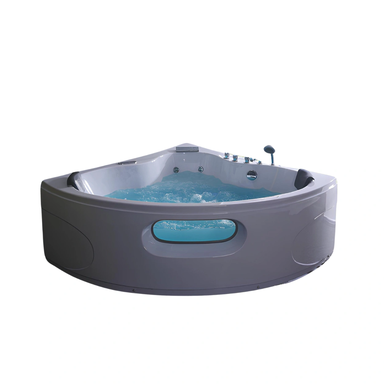 FBT Whirlpool Bathtub with Tempered Glass – YG92
