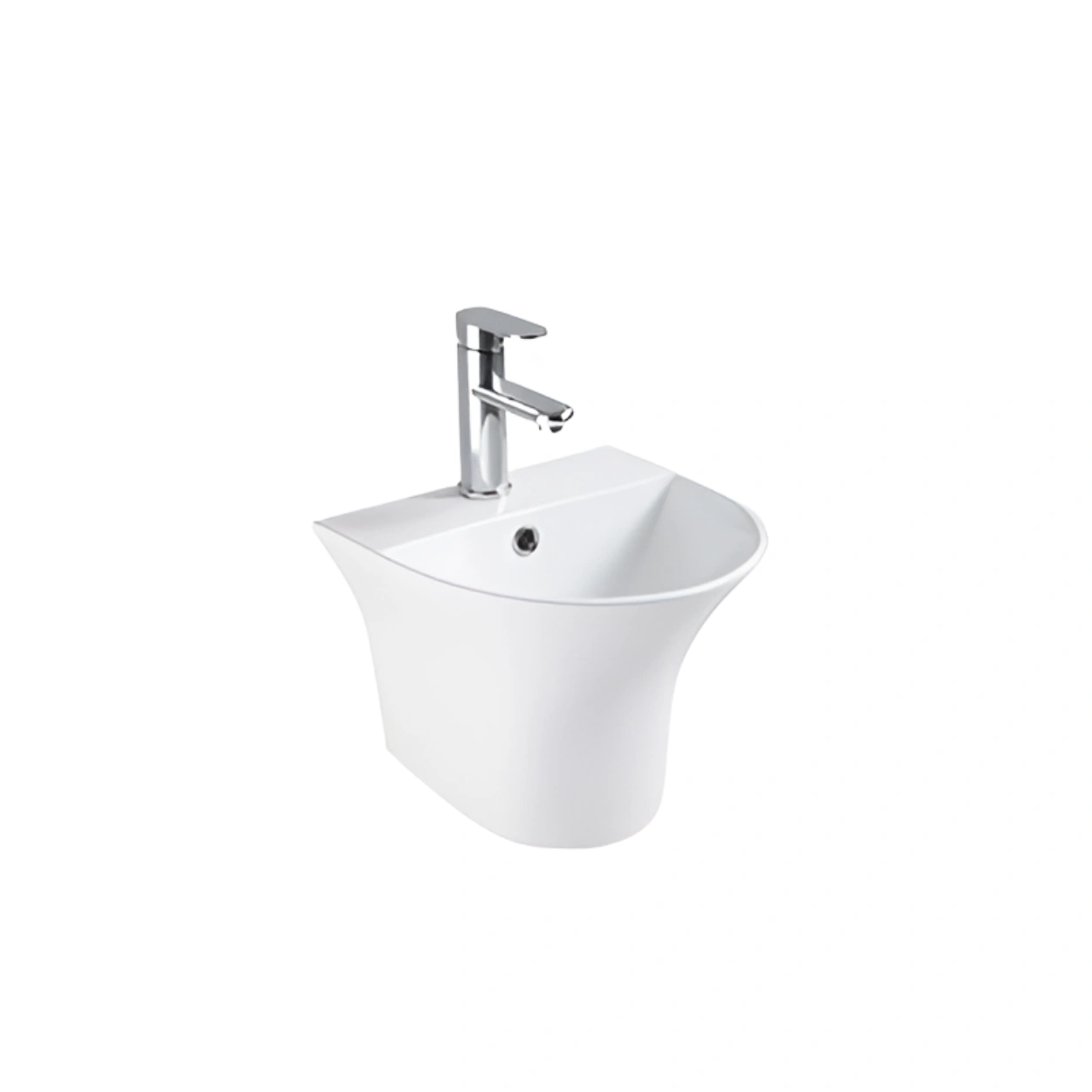 FBT White Semi Pedestal Basin – 5300D