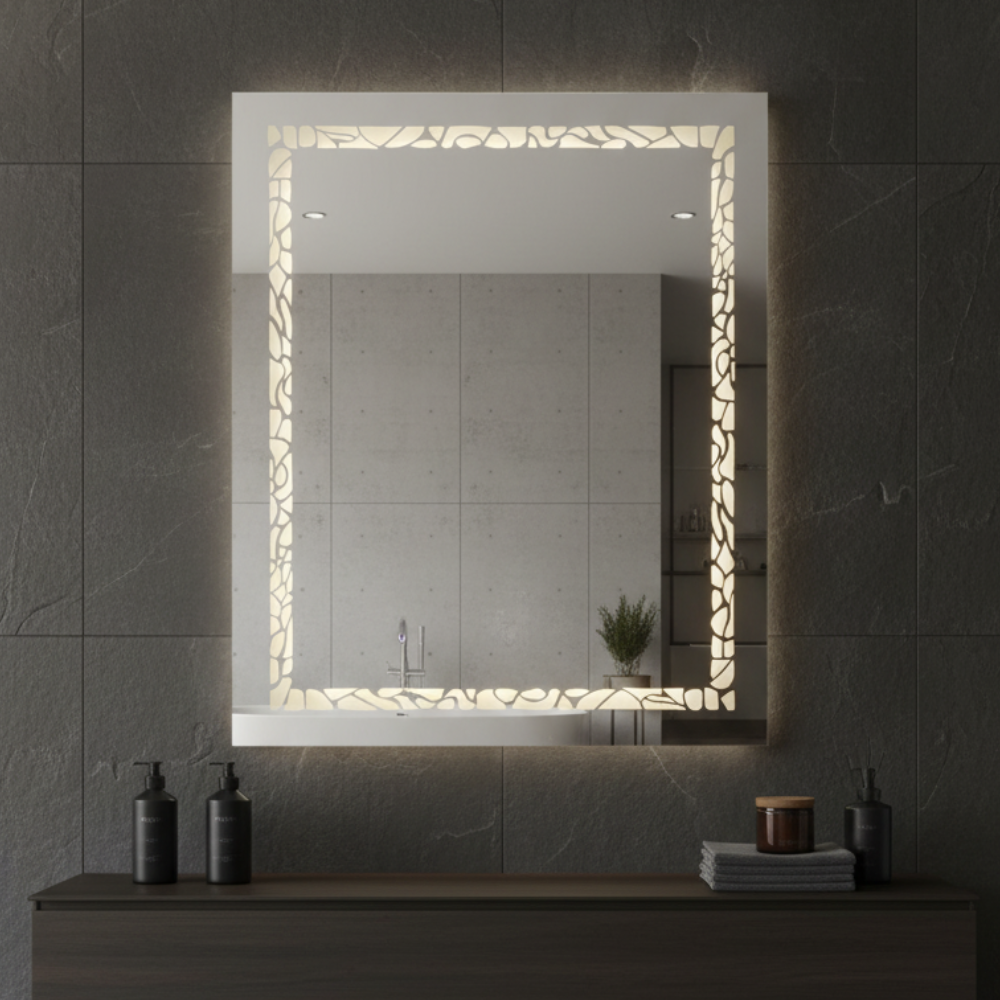 Smart LED Bathroom Mirror 2025-3 with Touch Sensor