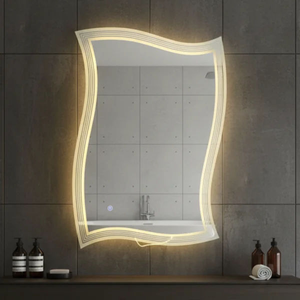 Smart LED Bathroom Mirror 2025-5 with Touch Sensor